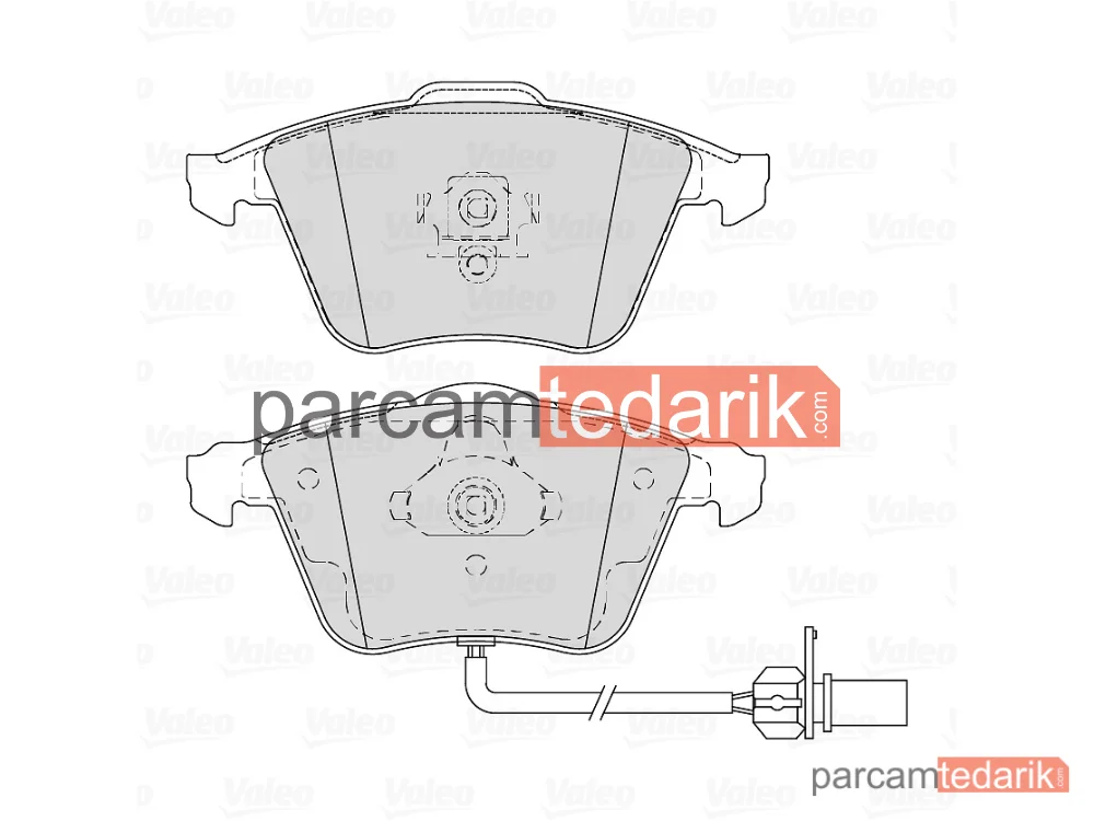 VALEO 671779 | Fren Balatası — Audi A8 D3